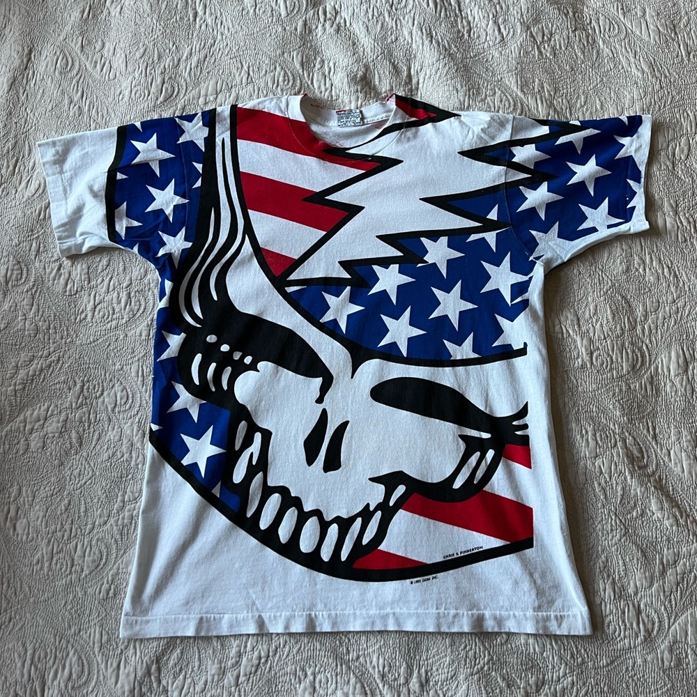 RARE Vintage Grateful Dead “Summer Tour 1993” American Flag Band T-shirt